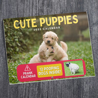 2025 Calendar Prank: Cute Puppies / Pooping