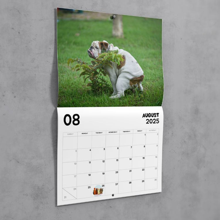 2025 Calendar Prank: Cute Puppies / Pooping