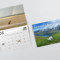 2025 Calendar: Dogs Pooping in Beautiful Places