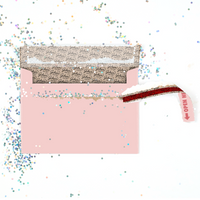 Glitter Trap Blush Envelope (1-Pack)