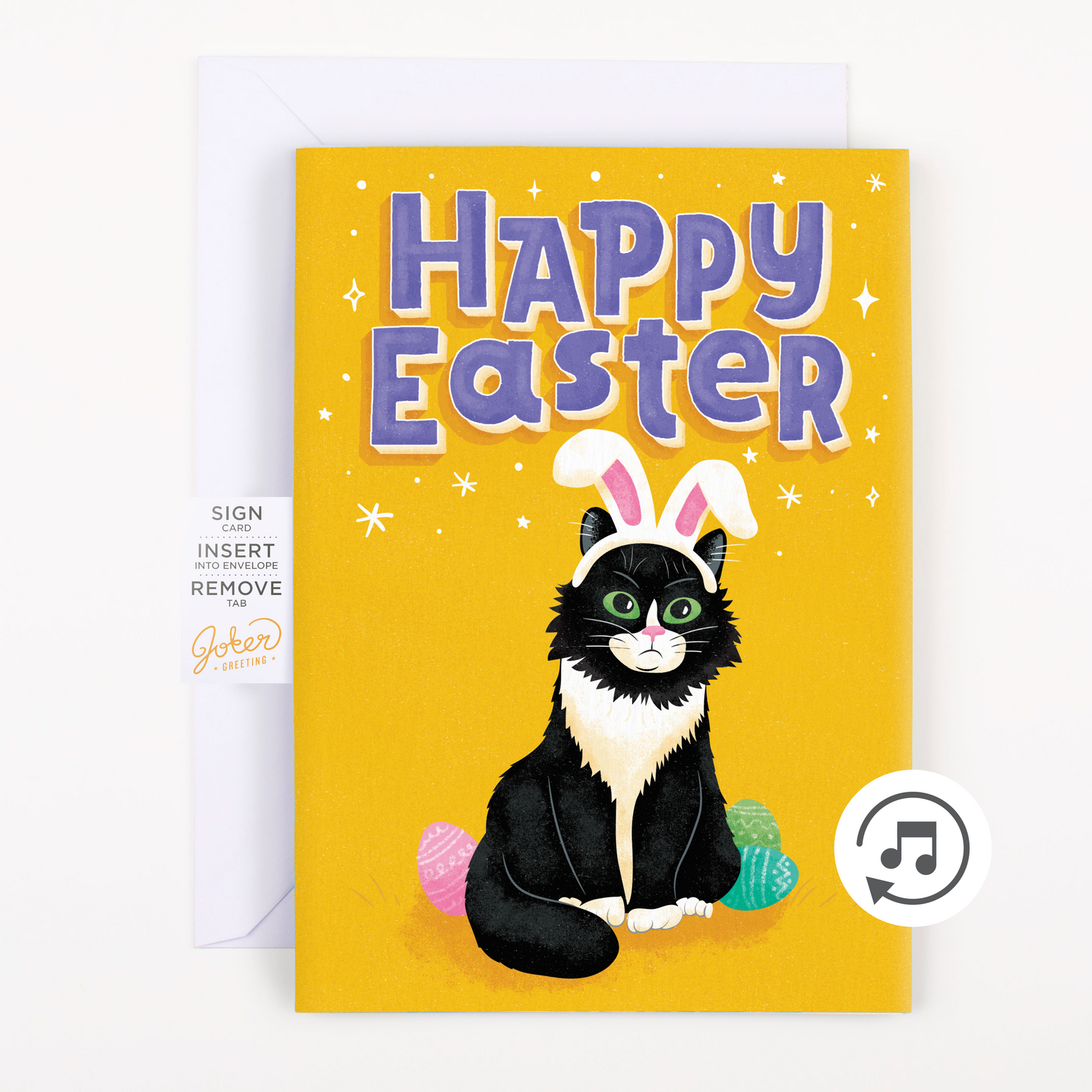 Endless Easter Card With Glitter