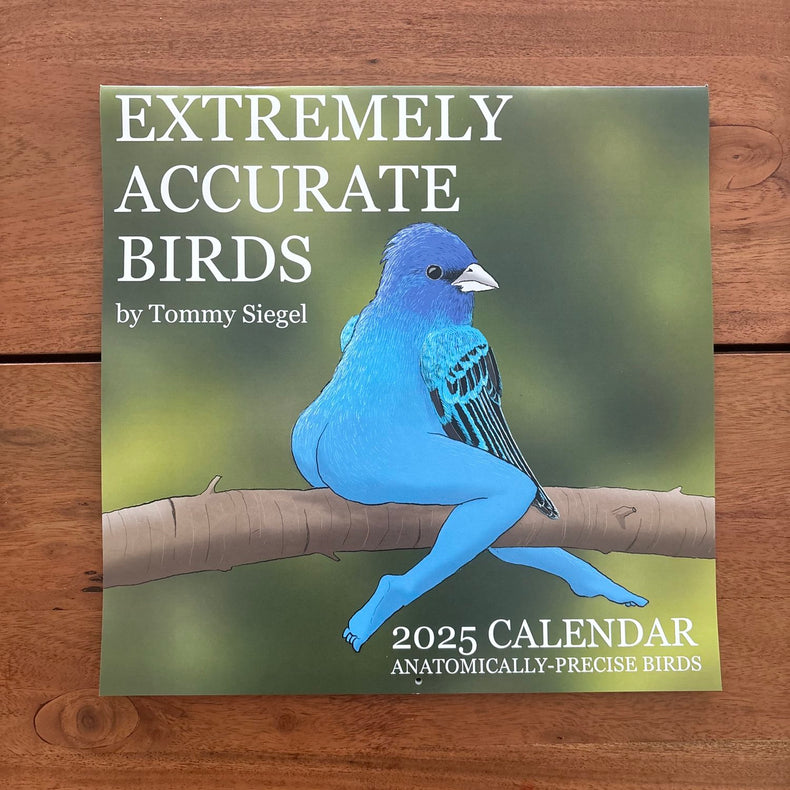 2025 CALENDAR OF EXTREMELY ACCURATE BIRDS