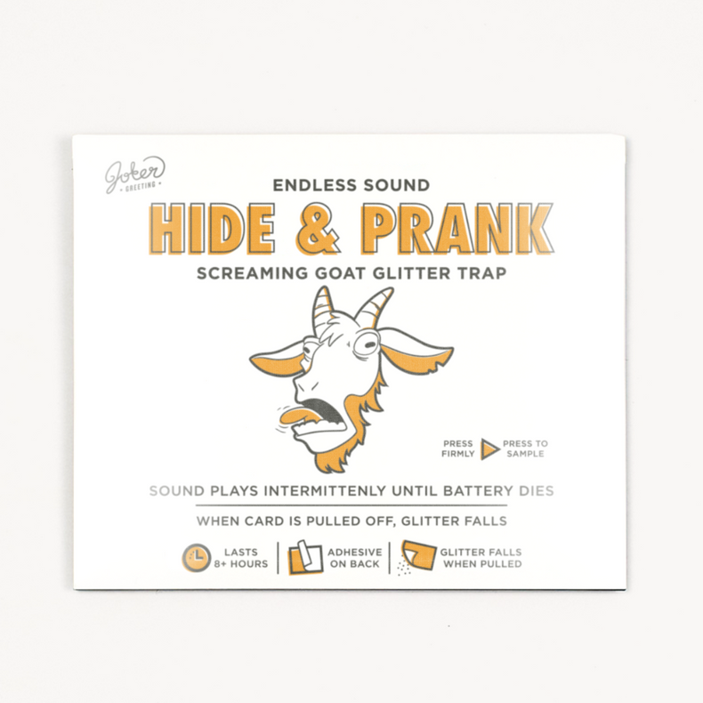 Hide & Prank Goat Glitter Trap