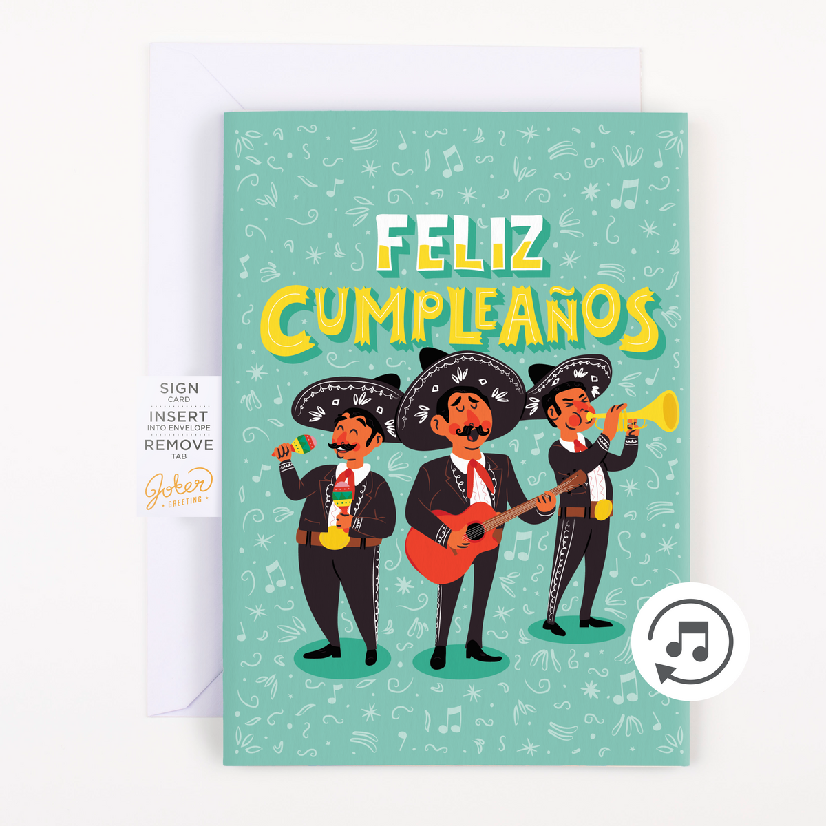 Endless Feliz Cumpleaños with Glitter – Joker Greeting