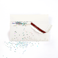 Glitter Trap Wedding Envelope (1-Pack)