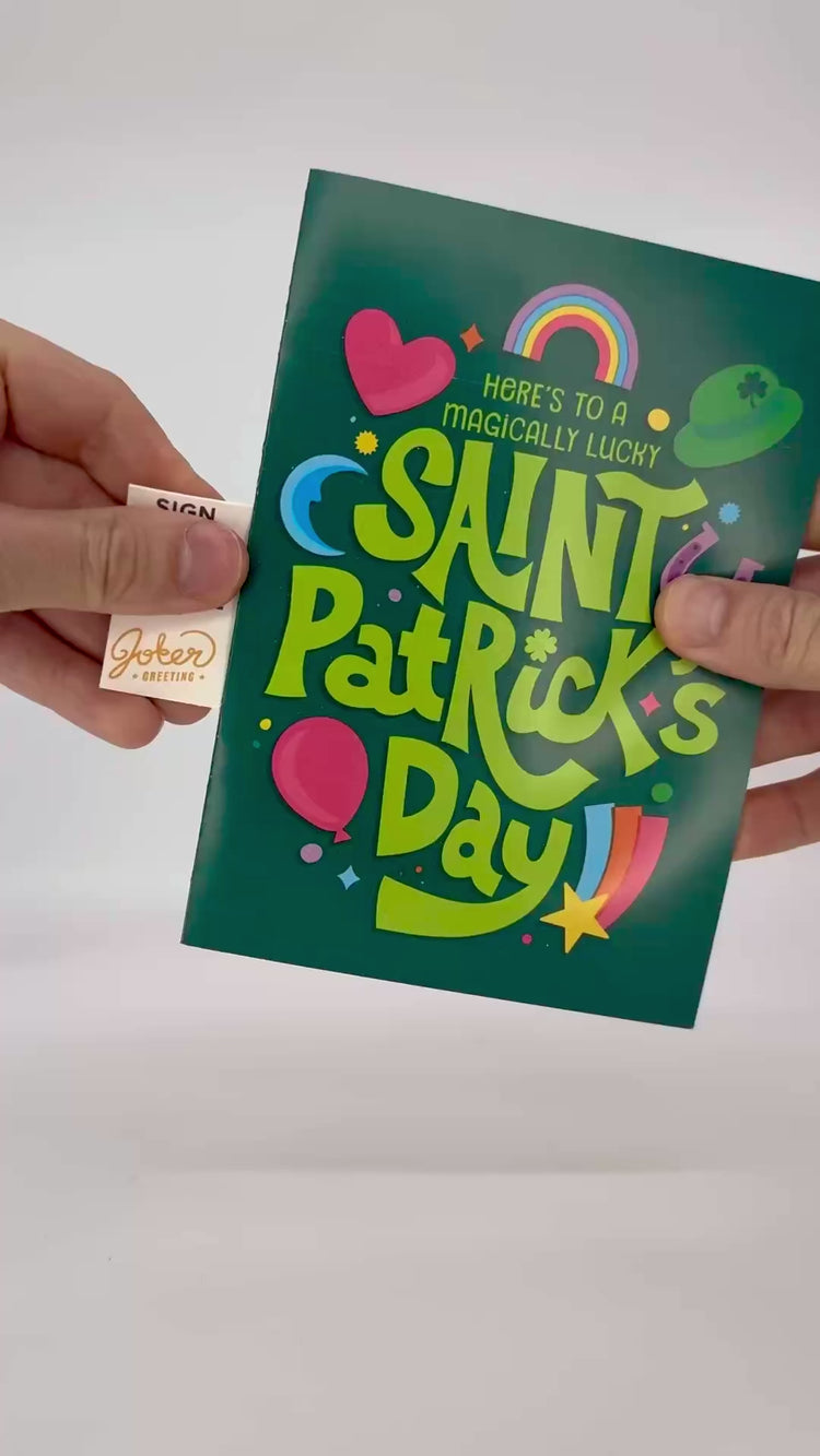 Endless St. Patricks Day Luck with Glitter