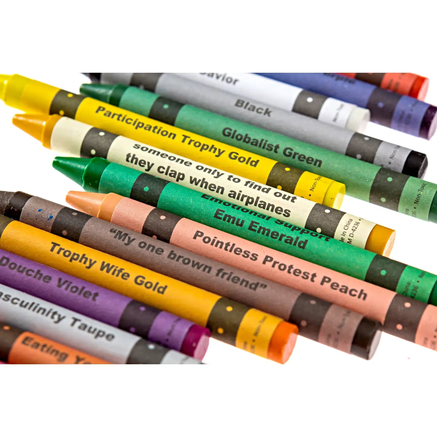 Red White and F*ck You Politically Offensive Crayons - Unique