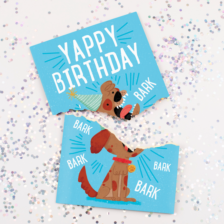 Endless Barking Birthday with Glitter